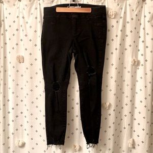 Old navy distressed old navy jeggings black
